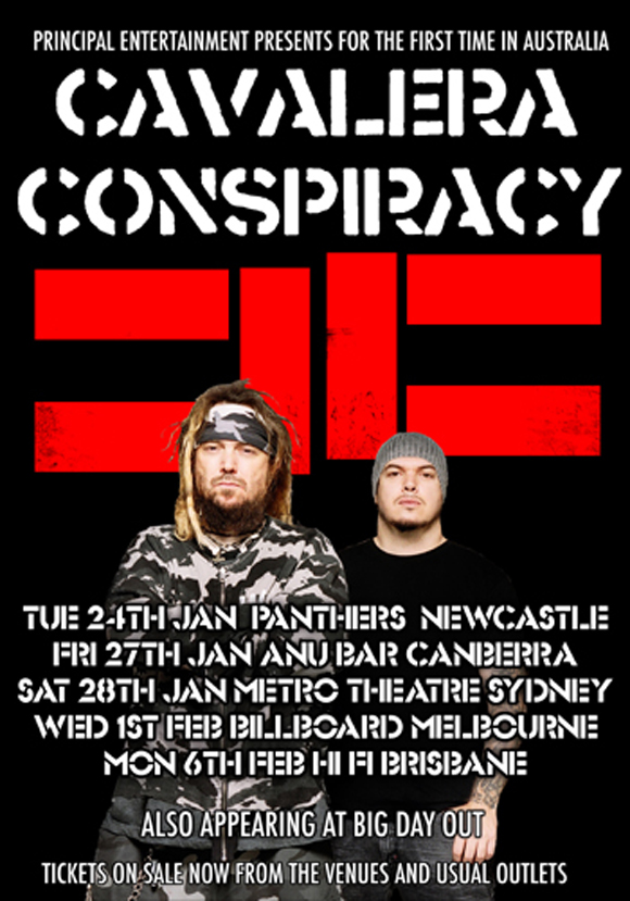 Oztix News Cavalera Conspiracy Tickets & Info