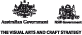 Australian Government Visual Arts and Crafts Strategy logo