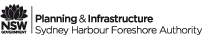Planning and Infrastructure Sydney Harbour Foreshore Authority logo
