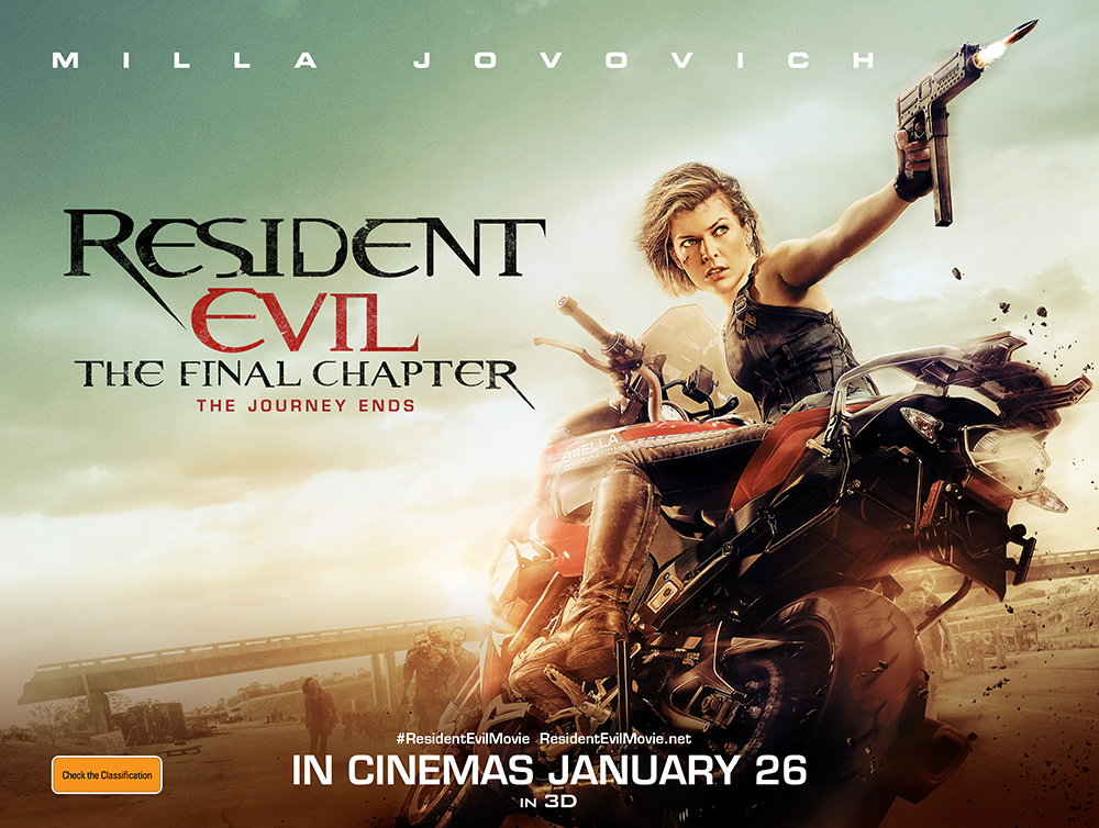 Resident Evil: The Final Chapter's New Action Packed Posters Out